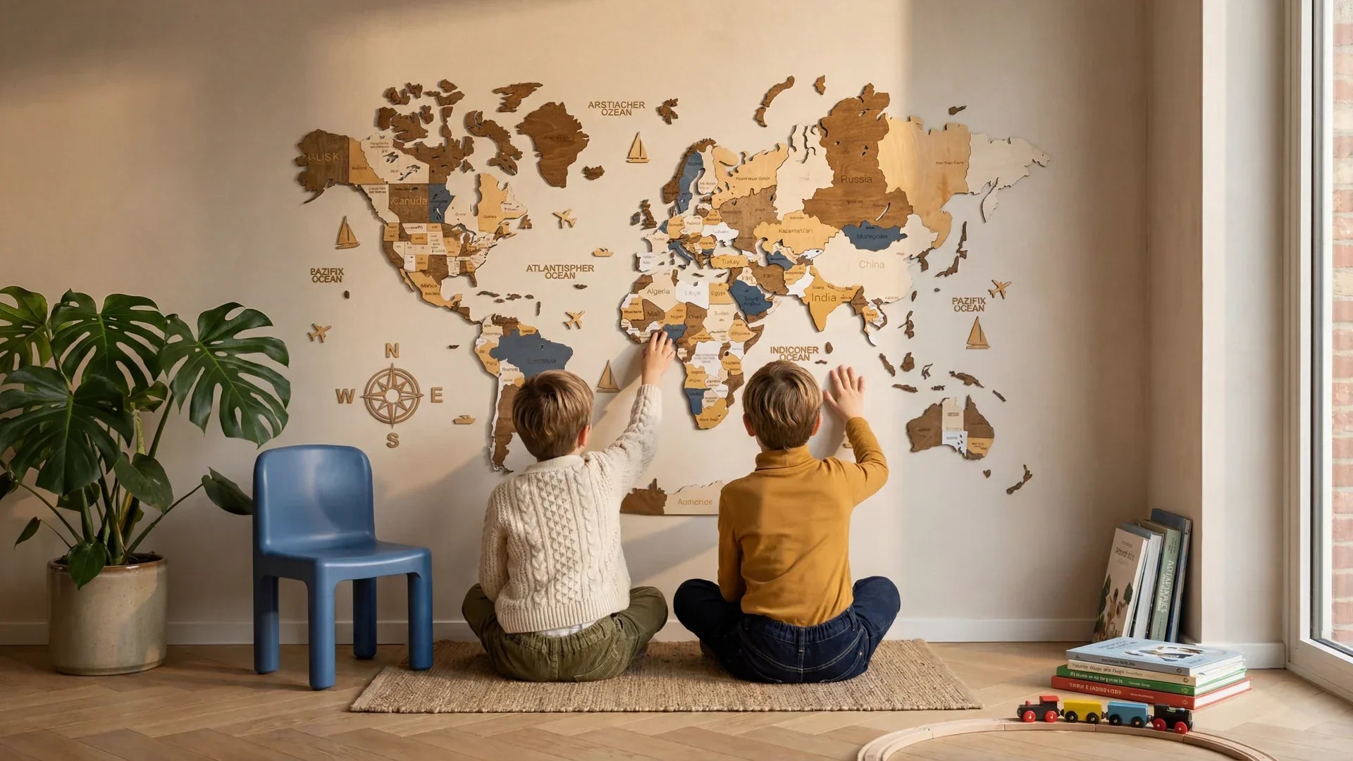 The Complete Guide to Kids' Room World Map Decor | WOW WOOD