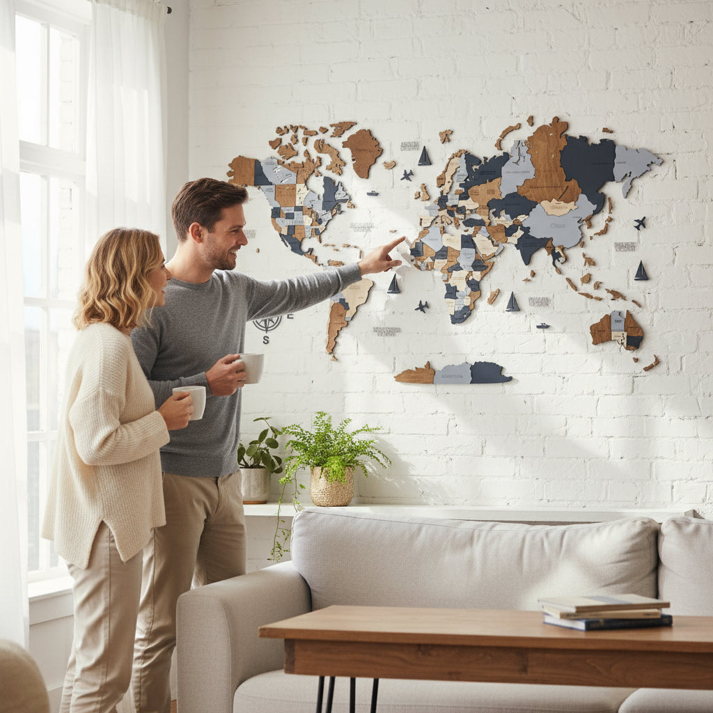 Wooden World Maps WOW WOOD Practical planning
